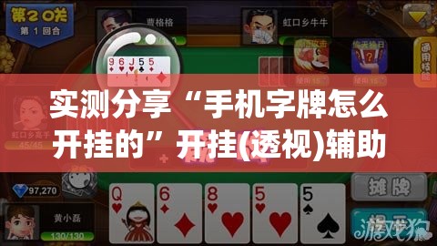 实测分享“手机字牌怎么开挂的”开挂(透视)辅助教程