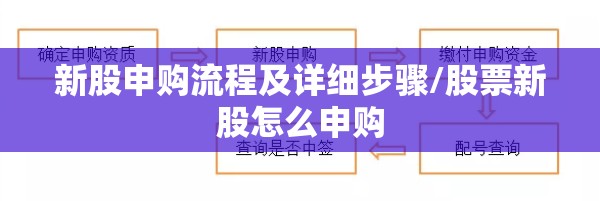 新股申购流程及详细步骤/股票新股怎么申购