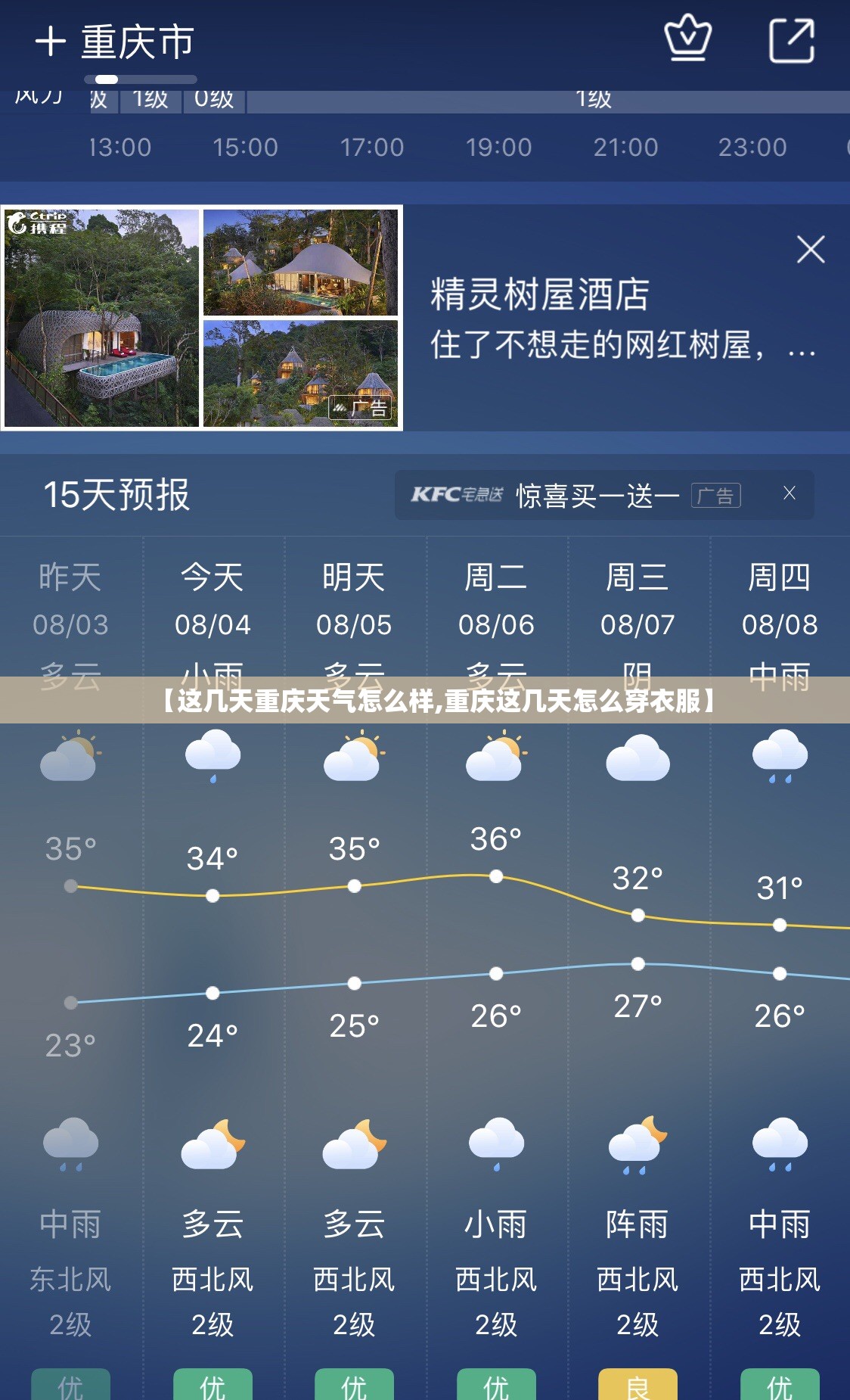 【这几天重庆天气怎么样,重庆这几天怎么穿衣服】