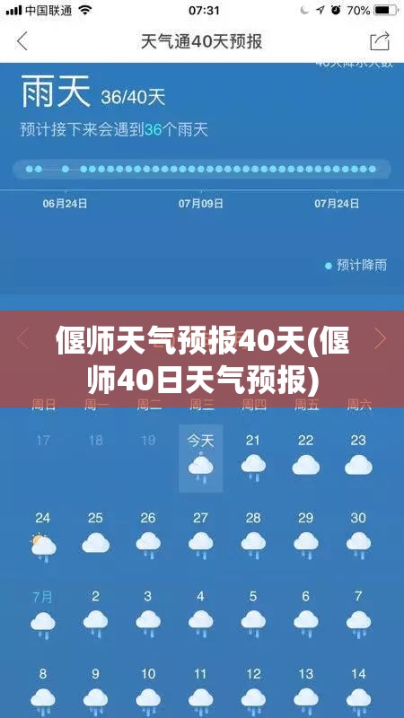 偃师天气预报40天(偃师40日天气预报)
