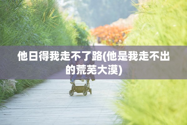 他日得我走不了路(他是我走不出的荒芜大漠)