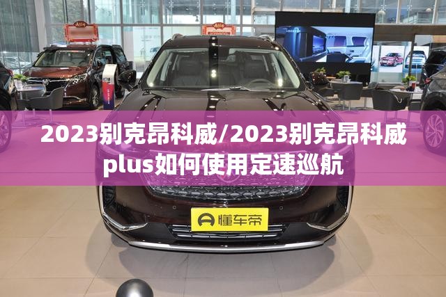 2023别克昂科威/2023别克昂科威plus如何使用定速巡航