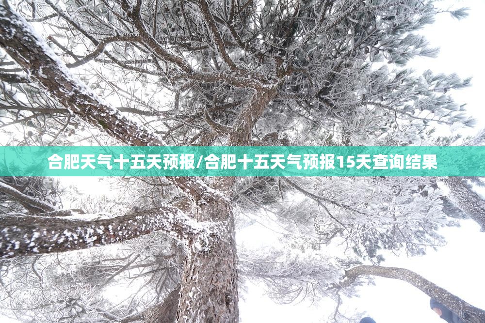 合肥天气十五天预报/合肥十五天气预报15天查询结果