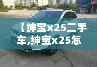 【绅宝x25二手车,绅宝x25怎么样】
