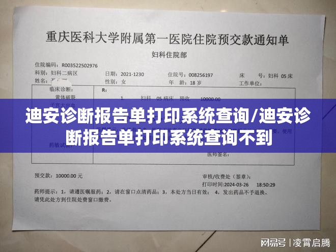 迪安诊断报告单打印系统查询/迪安诊断报告单打印系统查询不到