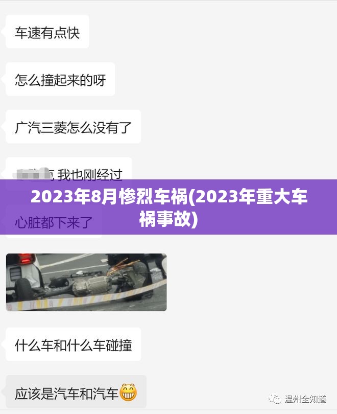 2023年8月惨烈车祸(2023年重大车祸事故)