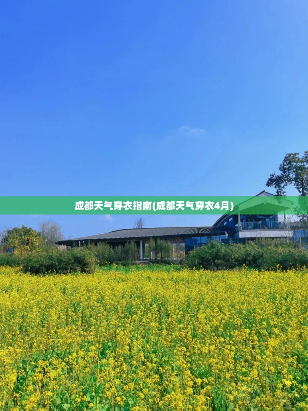 成都天气穿衣指南(成都天气穿衣4月)