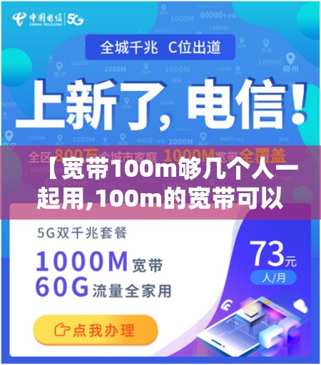 【宽带100m够几个人一起用,100m的宽带可以多少人共用】