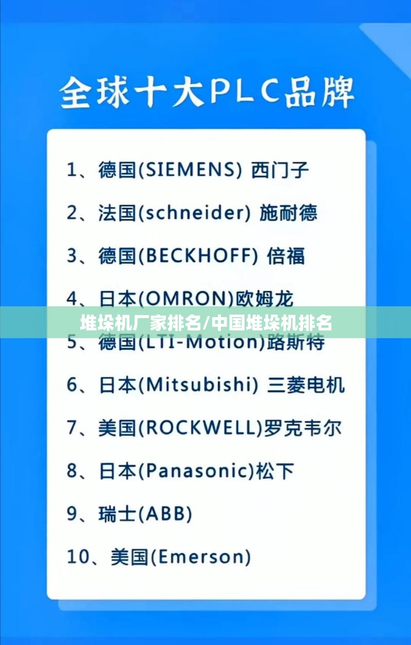 堆垛机厂家排名/中国堆垛机排名