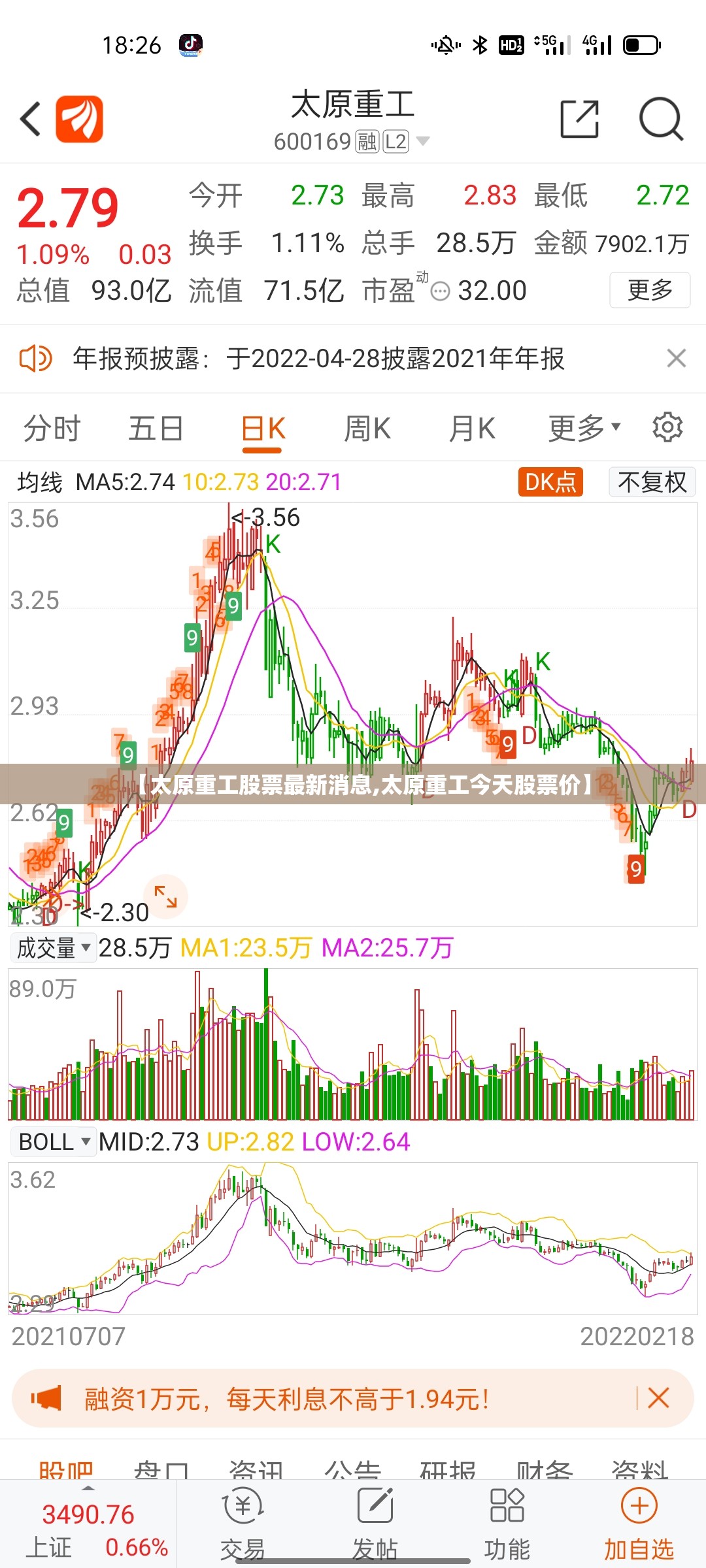 【太原重工股票最新消息,太原重工今天股票价】