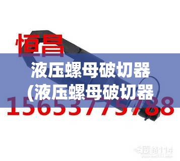 液压螺母破切器(液压螺母破切器视频) 液压螺母破切器(液压螺母破切器视频)