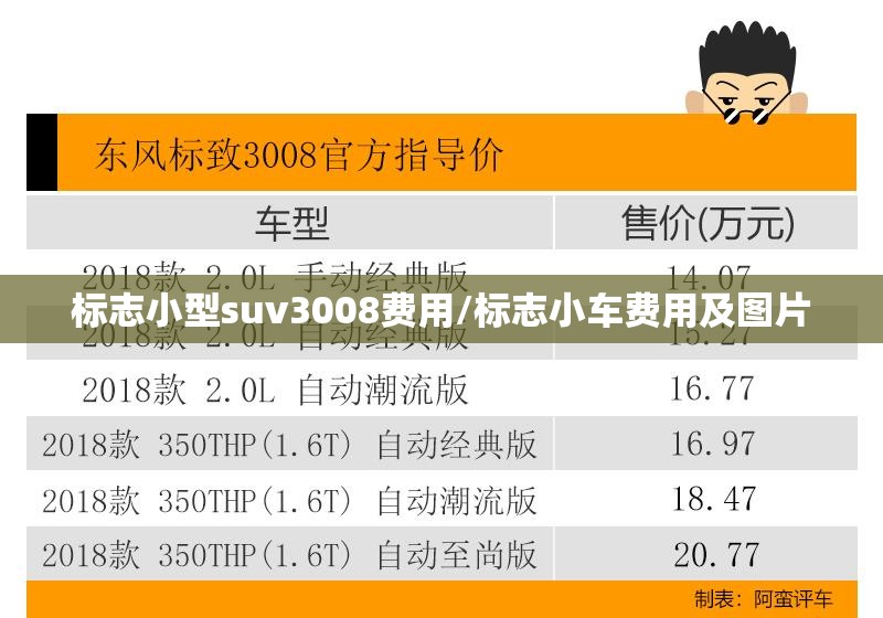 标志小型suv3008费用/标志小车费用及图片