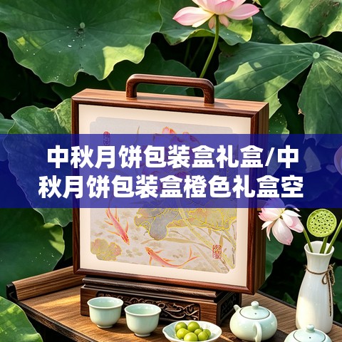 中秋月饼包装盒礼盒/中秋月饼包装盒橙色礼盒空盒 中秋月饼包装盒礼盒/中秋月饼包装盒橙色礼盒空盒