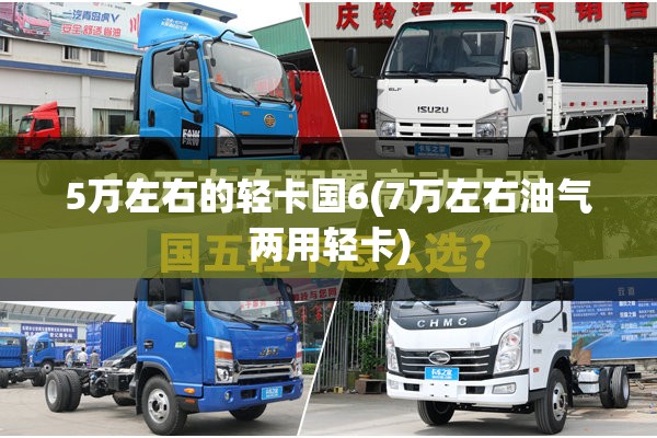 5万左右的轻卡国6(7万左右油气两用轻卡)