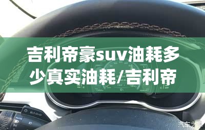 吉利帝豪suv油耗多少真实油耗/吉利帝豪gl真实油耗 吉利帝豪suv油耗多少真实油耗/吉利帝豪gl真实油耗