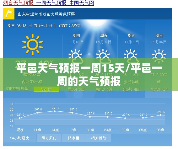 平邑天气预报一周15天/平邑一周的天气预报