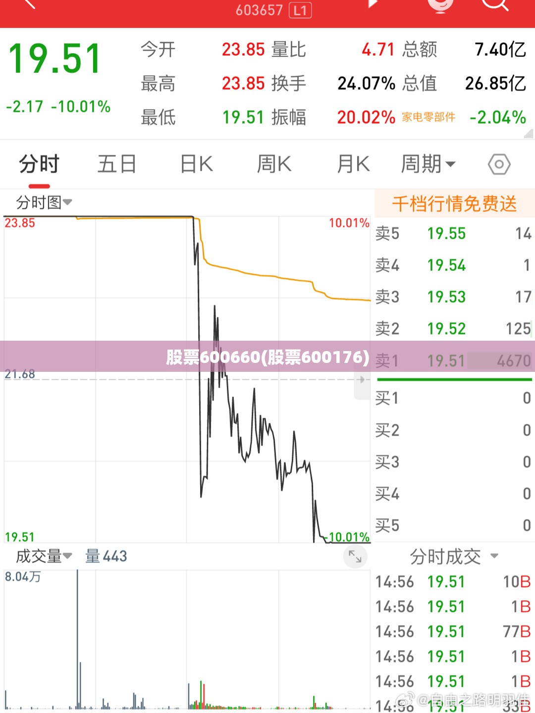 股票600660(股票600176)