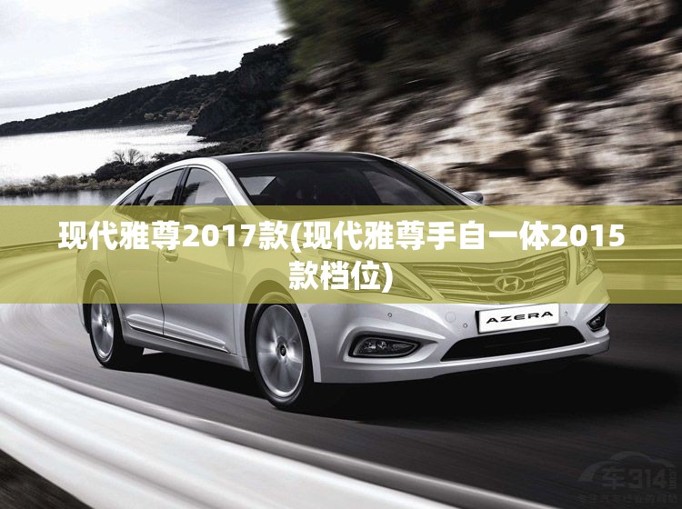 现代雅尊2017款(现代雅尊手自一体2015款档位) 现代雅尊2017款(现代雅尊手自一体2015款档位)