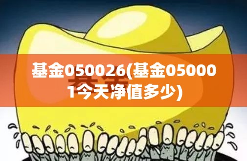 基金050026(基金050001今天净值多少)