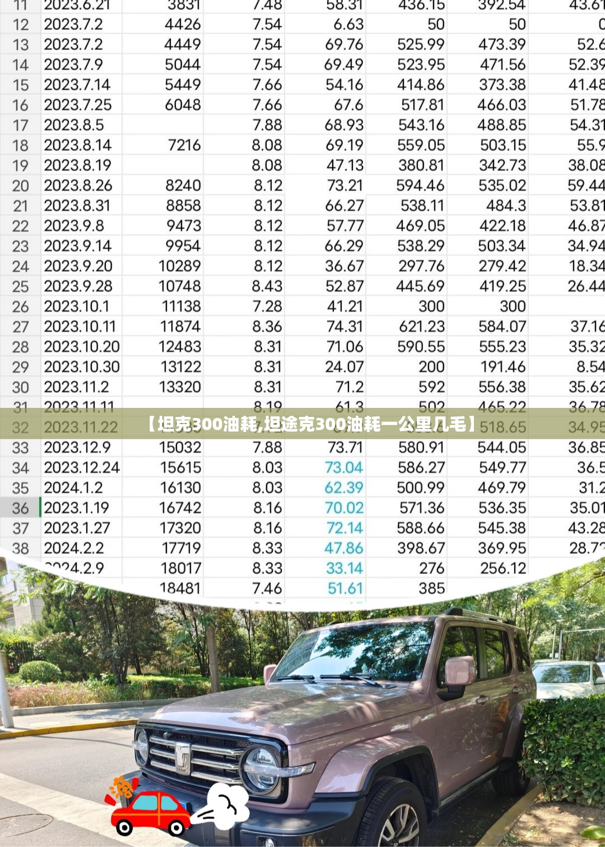 【坦克300油耗,坦途克300油耗一公里几毛】 【坦克300油耗,坦途克300油耗一公里几毛】