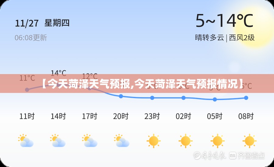 【今天菏泽天气预报,今天菏泽天气预报情况】