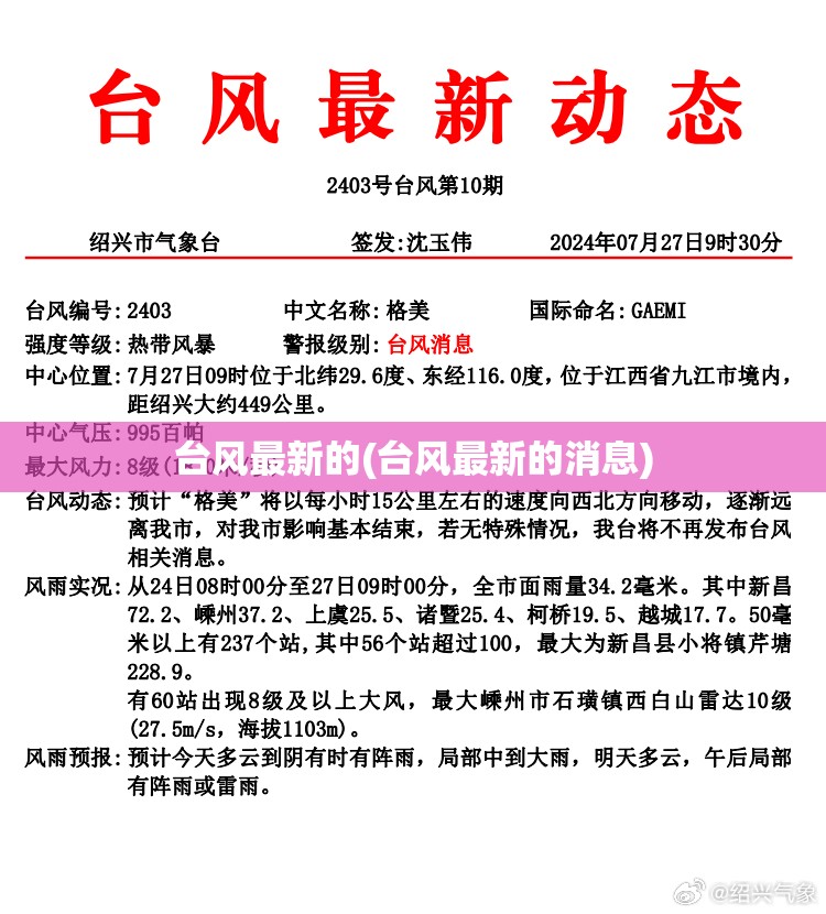 台风最新的(台风最新的消息) 台风最新的(台风最新的消息)