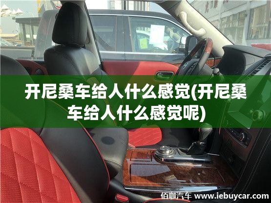 开尼桑车给人什么感觉(开尼桑车给人什么感觉呢)