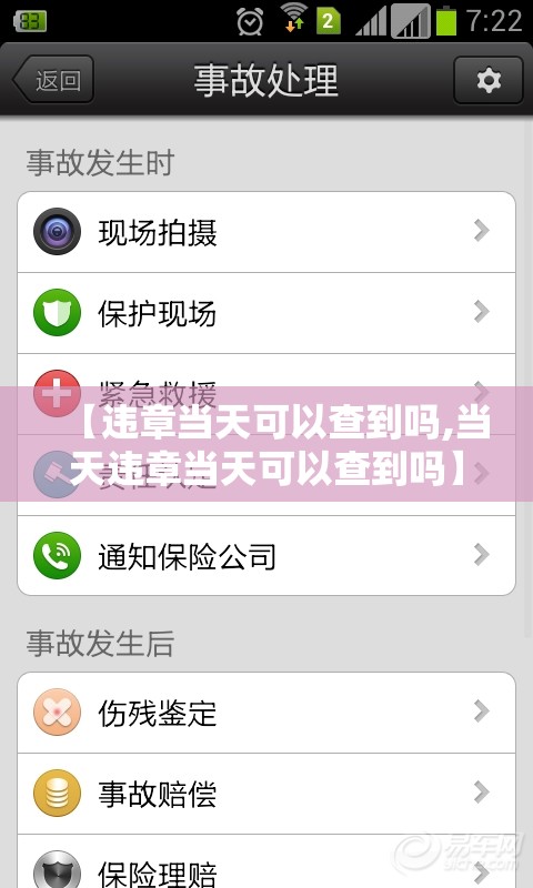 【违章当天可以查到吗,当天违章当天可以查到吗】