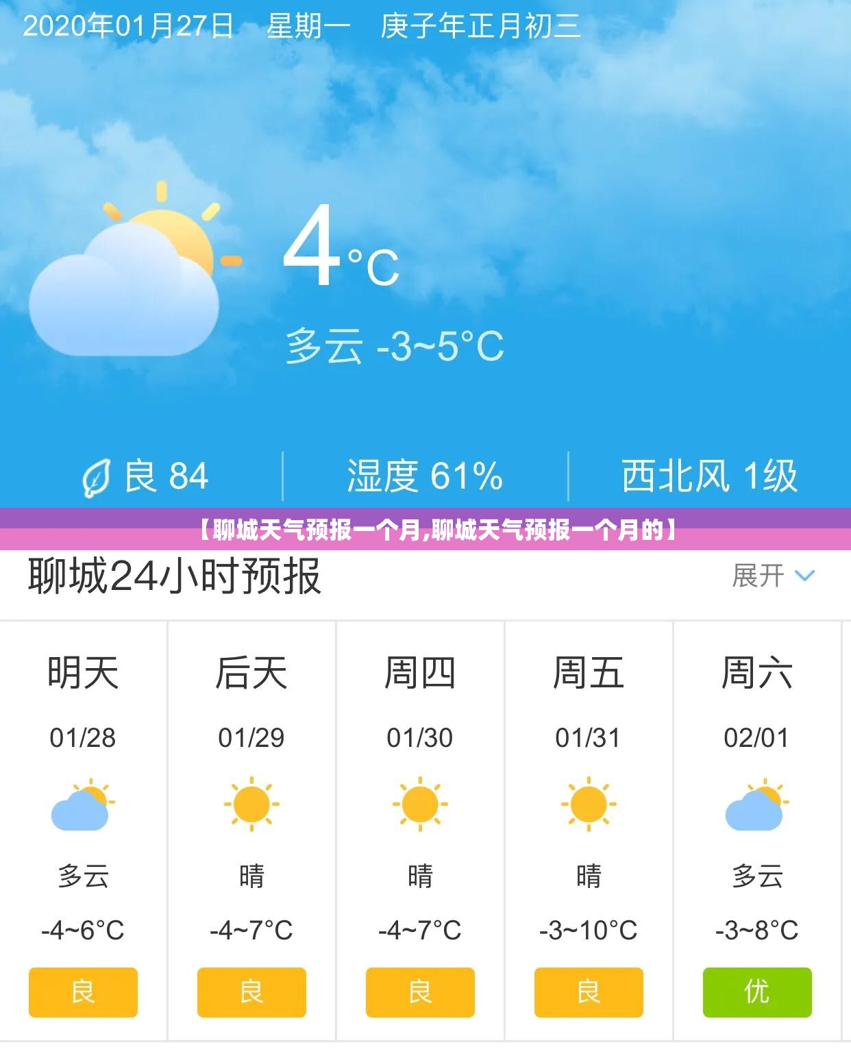 【聊城天气预报一个月,聊城天气预报一个月的】
