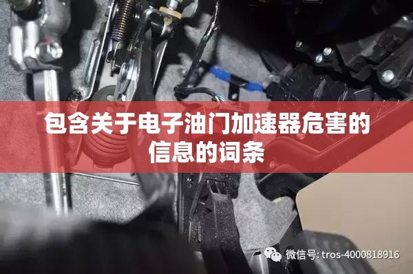 包含关于电子油门加速器危害的信息的词条 包含关于电子油门加速器危害的信息的词条