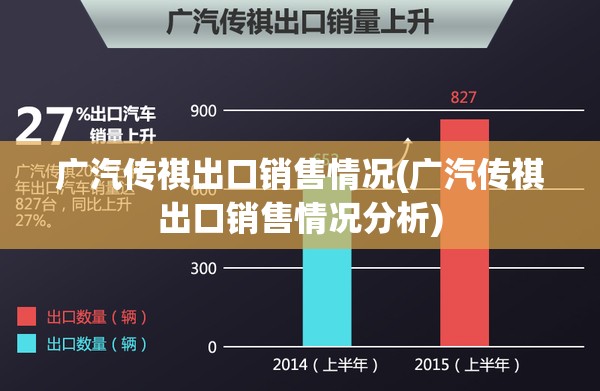 广汽传祺出口销售情况(广汽传祺出口销售情况分析) 广汽传祺出口销售情况(广汽传祺出口销售情况分析)