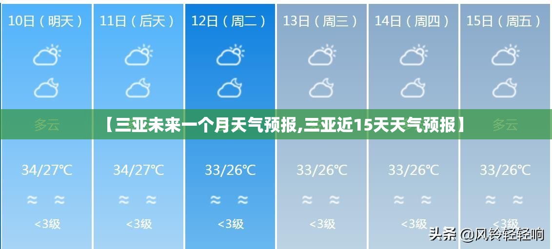 【三亚未来一个月天气预报,三亚近15天天气预报】 【三亚未来一个月天气预报,三亚近15天天气预报】