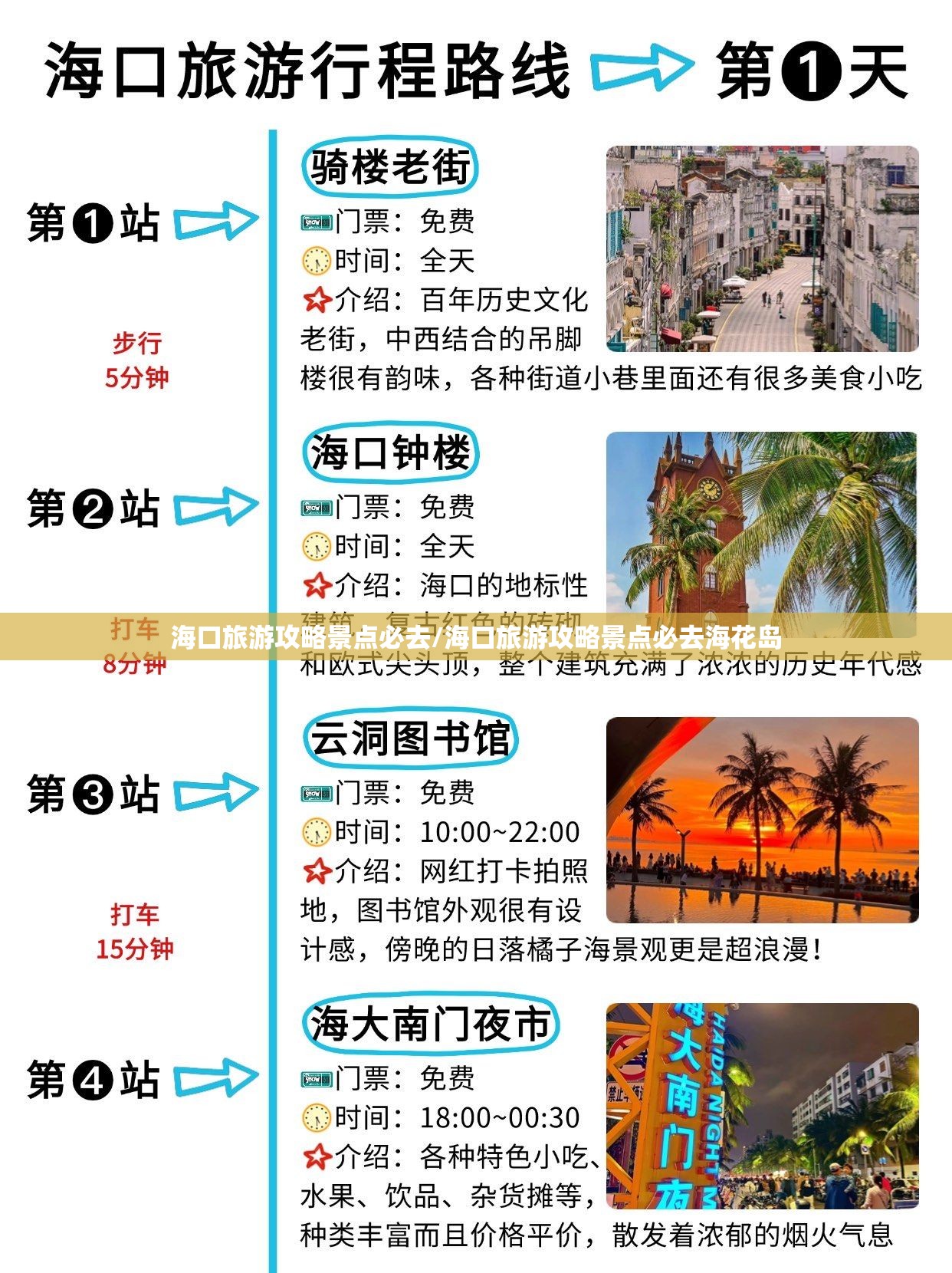 海口旅游攻略景点必去/海口旅游攻略景点必去海花岛