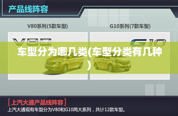 车型分为哪几类(车型分类有几种)