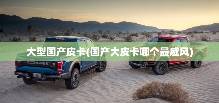 大型国产皮卡(国产大皮卡哪个最威风) 大型国产皮卡(国产大皮卡哪个最威风)
