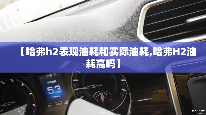 【哈弗h2表现油耗和实际油耗,哈弗H2油耗高吗】