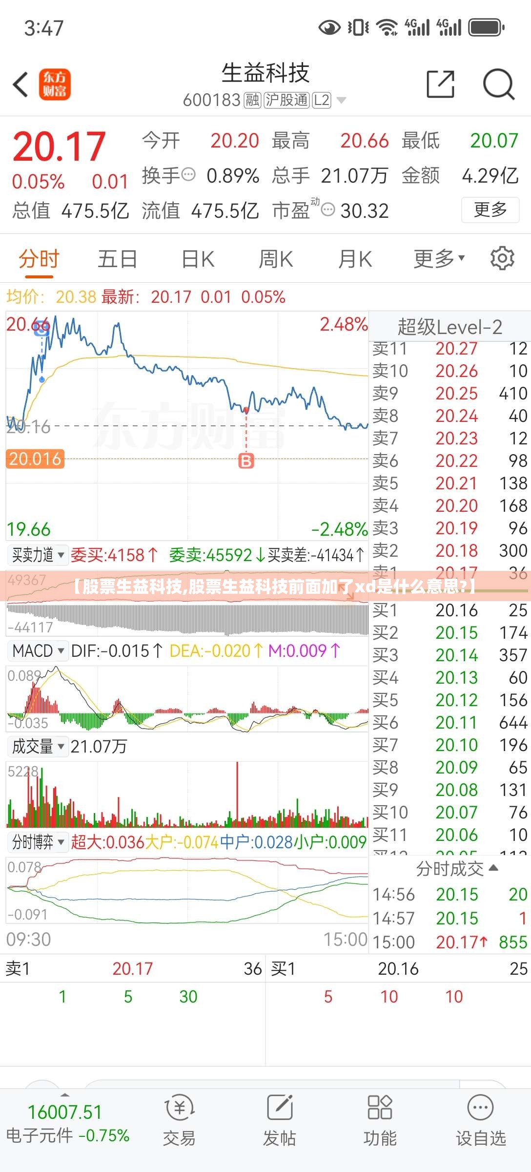 【股票生益科技,股票生益科技前面加了xd是什么意思?】 【股票生益科技,股票生益科技前面加了xd是什么意思?】