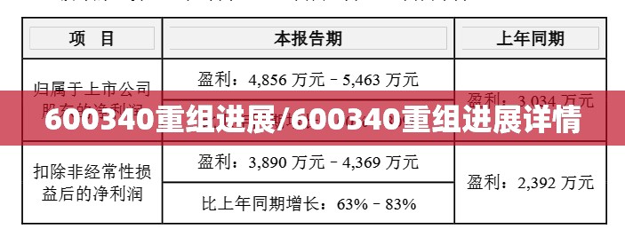 600340重组进展/600340重组进展详情 600340重组进展/600340重组进展详情