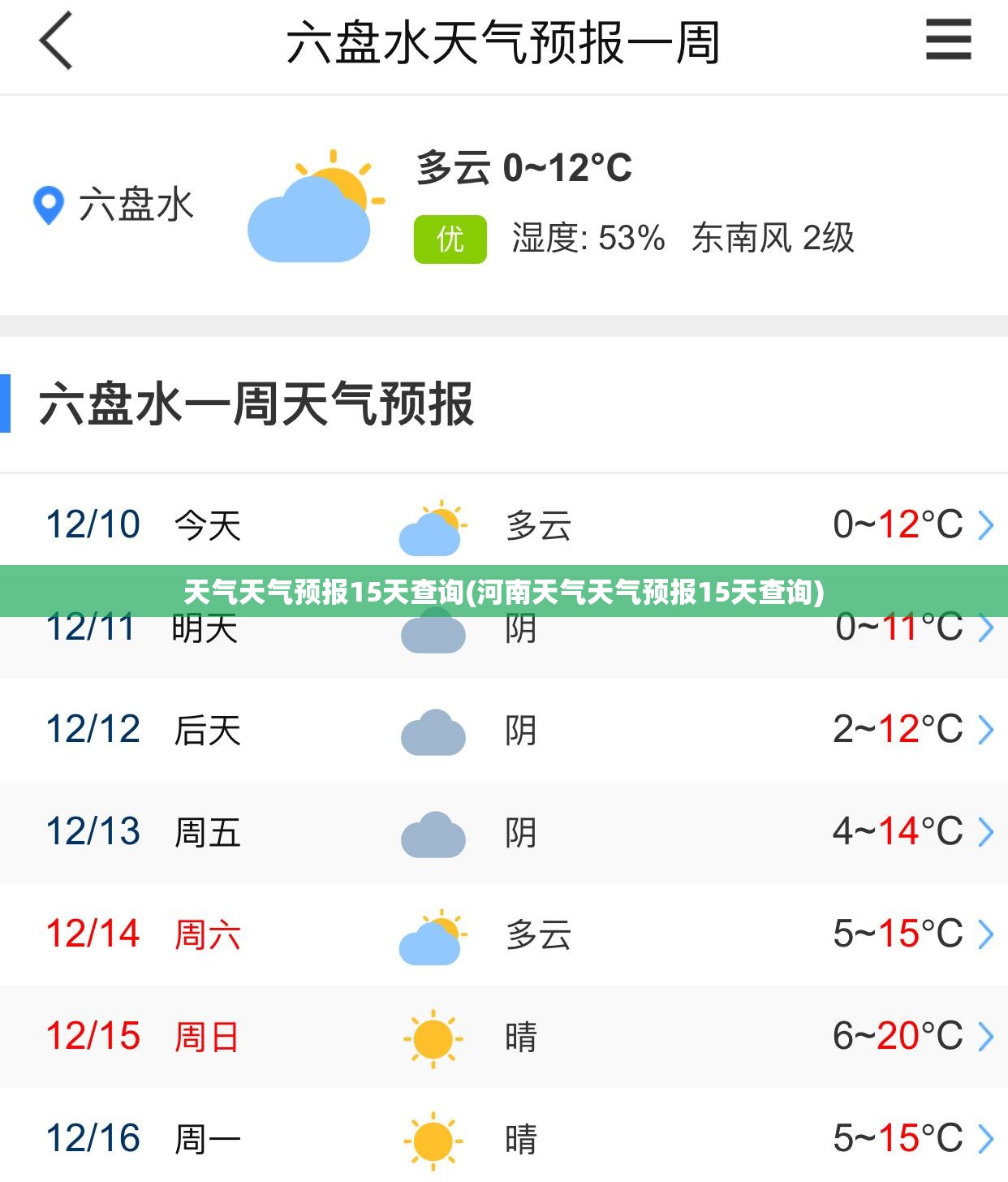 天气天气预报15天查询(河南天气天气预报15天查询)