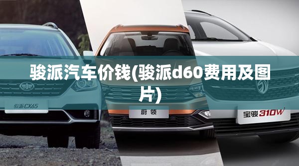 骏派汽车价钱(骏派d60费用及图片) 骏派汽车价钱(骏派d60费用及图片)