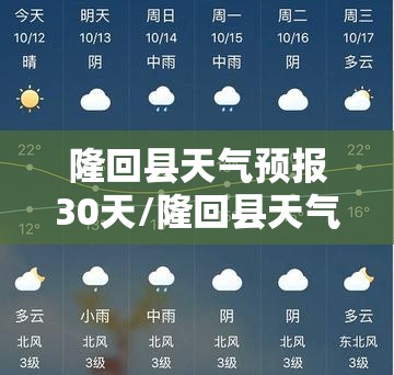 隆回县天气预报30天/隆回县天气预报15天准确一览表 隆回县天气预报30天/隆回县天气预报15天准确一览表