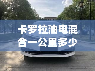卡罗拉油电混合一公里多少钱(卡罗拉油电混合电池多少钱一个)
