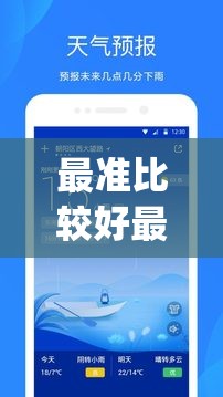 最准比较好最实用的天气预报软件/最准比较好用没有广告的天气预报app