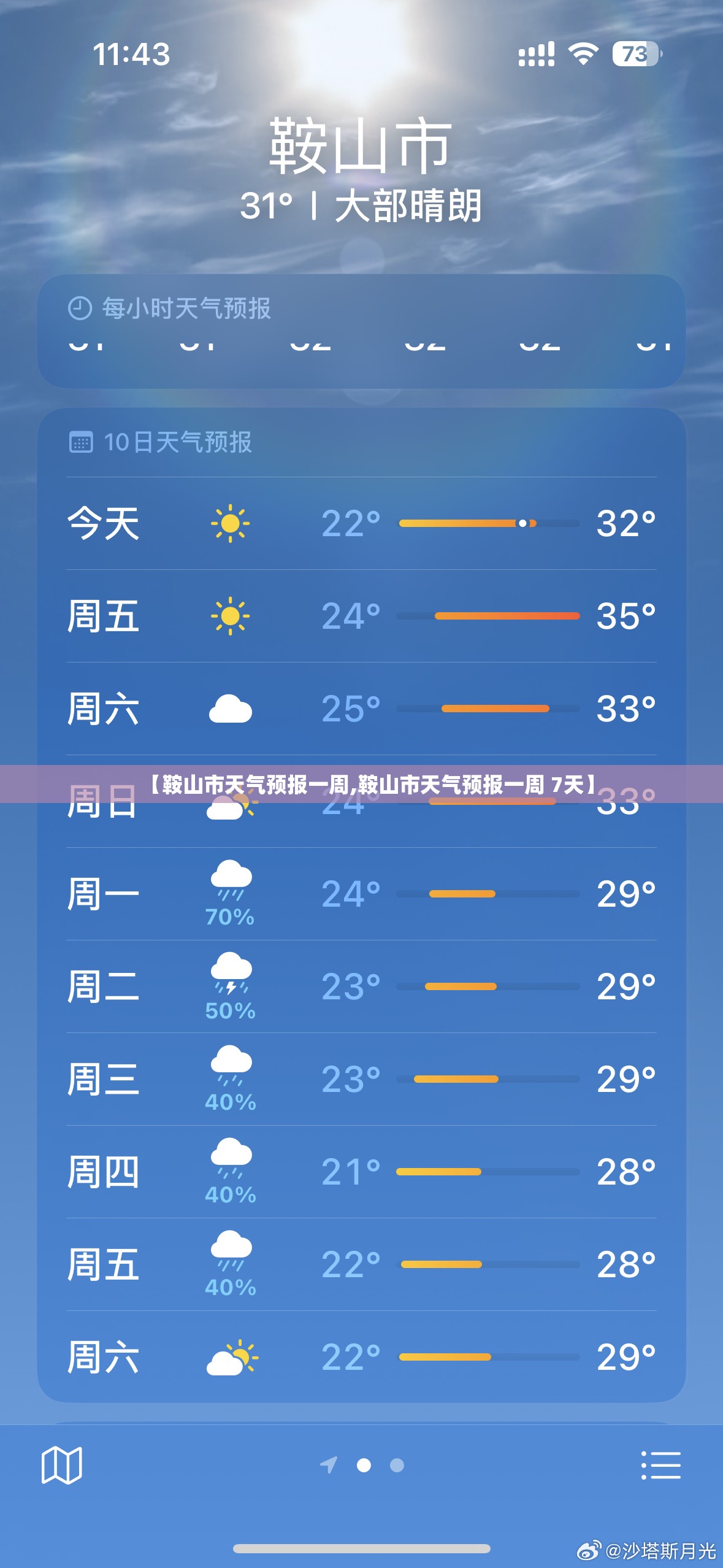 【鞍山市天气预报一周,鞍山市天气预报一周 7天】 【鞍山市天气预报一周,鞍山市天气预报一周 7天】