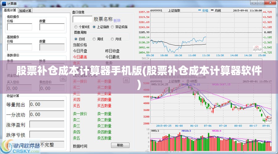 股票补仓成本计算器手机版(股票补仓成本计算器软件)