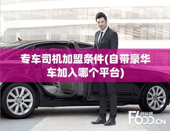 专车司机加盟条件(自带豪华车加入哪个平台)