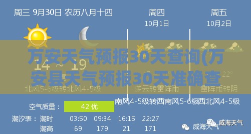 万安天气预报30天查询(万安县天气预报30天准确查询)