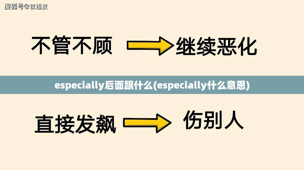 especially后面跟什么(especially什么意恩)