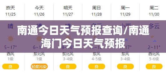 南通今日天气预报查询/南通海门今日天气预报 南通今日天气预报查询/南通海门今日天气预报