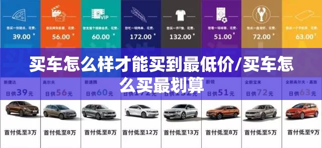买车怎么样才能买到最低价/买车怎么买最划算